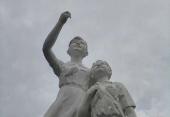 大型少先隊員雕塑 商業街廣場雕塑 彩繪擺件