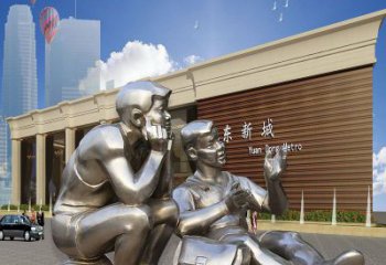 園林少先隊員雕塑 風(fēng)景區(qū)學(xué)生雕塑 廣場小品