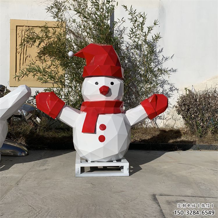 雪人雕塑廠家 風景區彩繪雕塑 抽象擺件