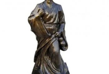 戶外華佗雕塑 噴漆名醫(yī)雕塑 黃銅藥王雕塑