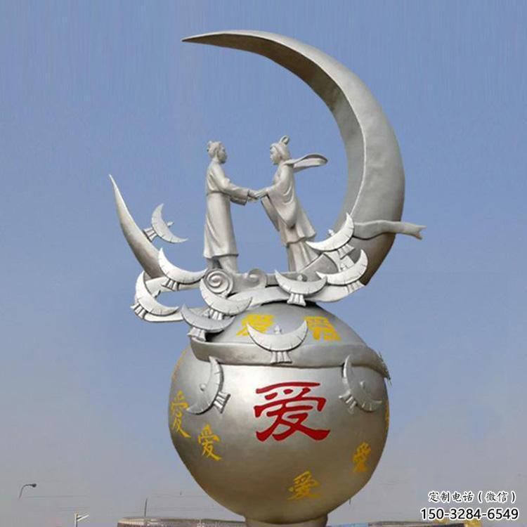 牛郎織女雕塑制作廠(chǎng)家，神話(huà)人物，古代人物小品