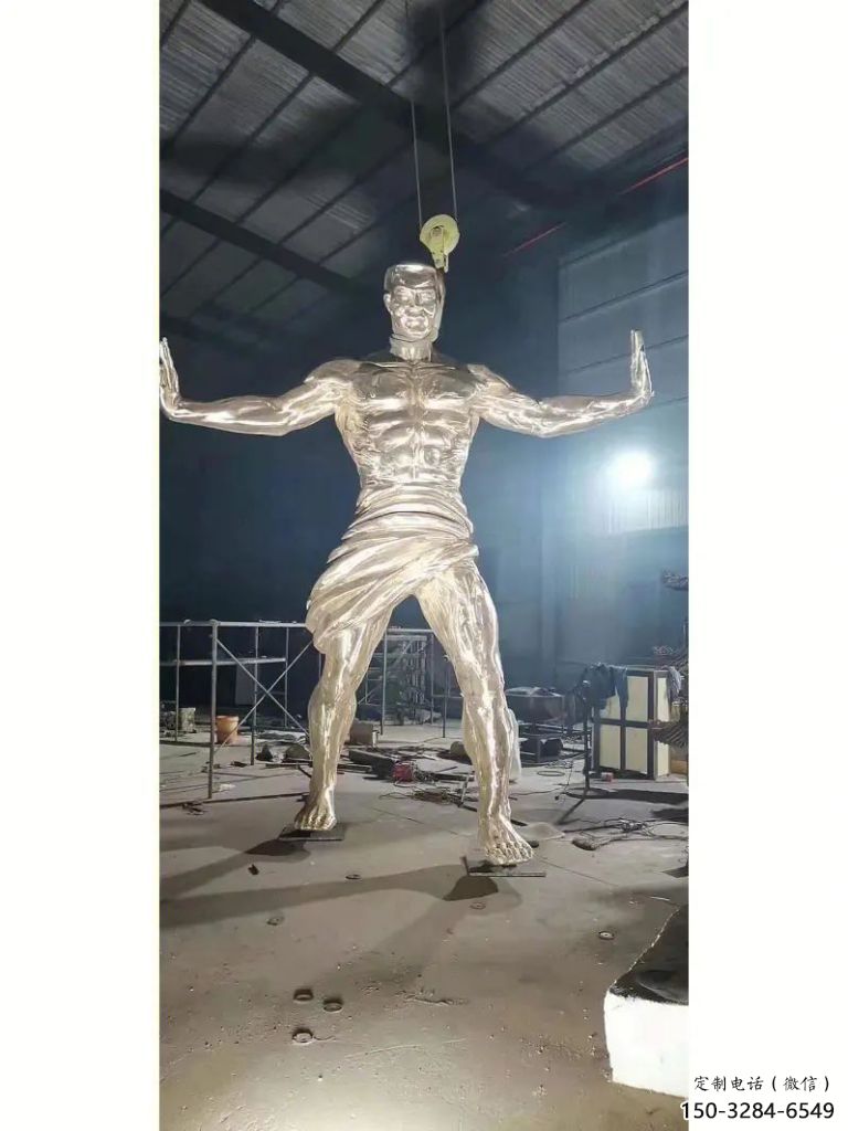 現(xiàn)代大力士雕塑廠家 大型抽象雕塑 鍛造雕塑