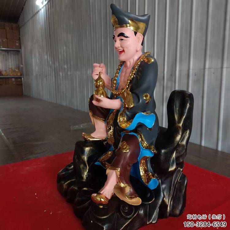 廣場濟公雕塑 抽象景觀古代雕塑 烤漆神話雕塑