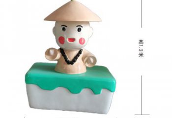 景觀小和尚雕塑 黃銅兒童雕塑 商業街肖像雕塑