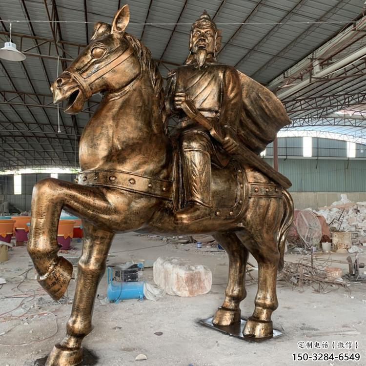 仿古騎馬人雕塑 庭院古羅馬雕塑 田間小品