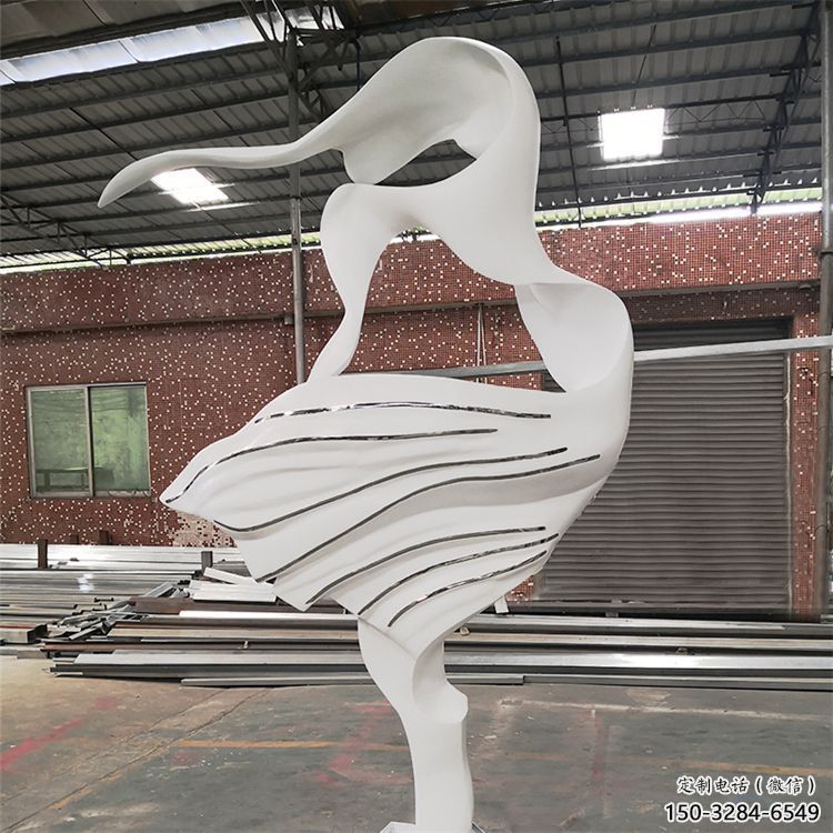 大型跳舞雕塑 歐式步行街舞者雕塑 彩繪女孩雕塑