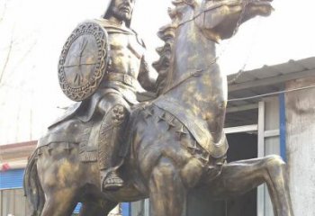 騎馬人雕塑 風(fēng)景區(qū)幾何雕塑 廣場(chǎng)小品