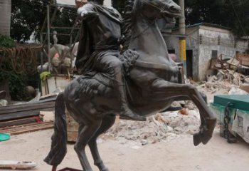 園林騎馬人雕塑 風景區民俗雕塑 廣場小品