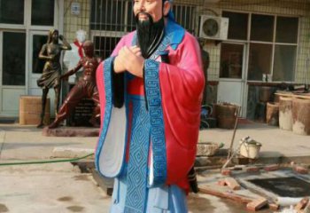 公園孔子雕塑 酒店門(mén)口雕塑 教育擺件