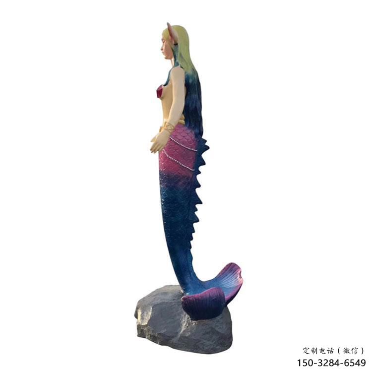 別墅區(qū)美人魚(yú)雕塑 大型別墅區(qū)雕塑 抽象動(dòng)漫雕塑