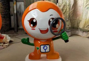 彩繪公仔雕塑 卡通雕塑 步行街?jǐn)[件