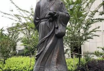 園林張仲景雕塑 大型景觀藥王雕塑 中式名醫(yī)雕塑