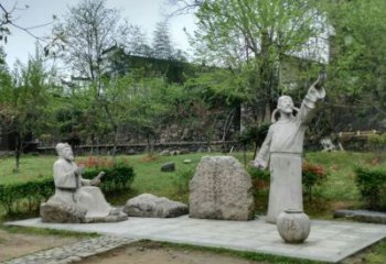 室內(nèi)李白雕塑 仿真景觀人物雕塑 大型詩(shī)人雕塑