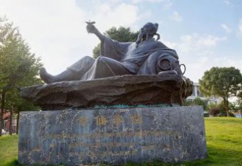 園林李白雕塑 大型景觀古代雕塑 中式詩(shī)人雕塑