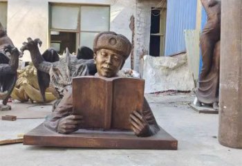 商業街雷鋒雕塑 烤漆人物雕塑 彩繪英雄雕塑