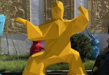 酒店武術(shù)雕塑 景觀美陳功夫雕塑 現(xiàn)代練拳雕塑