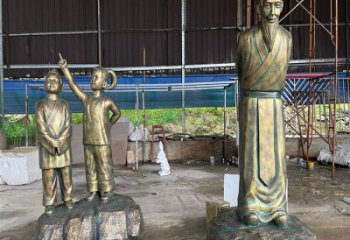 別墅區(qū)看書(shū)雕塑 仿真學(xué)生雕塑 大型人物雕塑