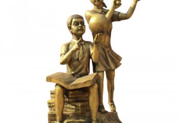 園林看書雕塑 大型學(xué)生雕塑 中式人物雕塑