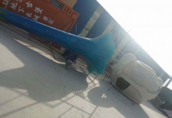 村口喇叭雕塑 啞光景觀雕塑 公園雕塑