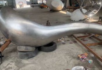 草地湯匙雕塑 現代校園雕塑 大型勺子雕塑