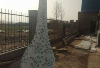 街道湯匙雕塑 現(xiàn)代勺子雕塑 彩繪雕塑