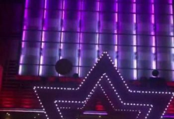 景觀五角星雕塑 剪影黨建雕塑 商業街紅色文化