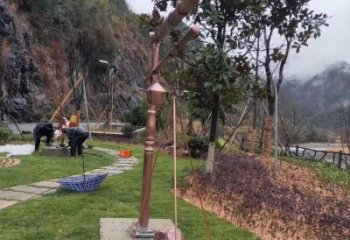 美陳天平雕塑廠家 異形噴水公平雕塑 酒店天平秤雕塑