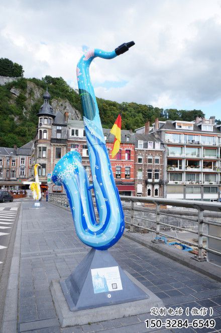 鑄造薩克斯雕塑 中式村口西方樂隊(duì)雕塑 景觀樂器雕塑