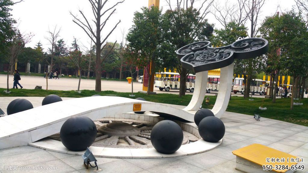 大型如意雕塑 鍛造發光建筑雕塑 房地產雕塑