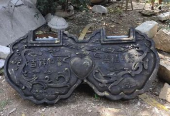 公園鎖子雕塑 創意企業雕塑 美陳同心鎖雕塑