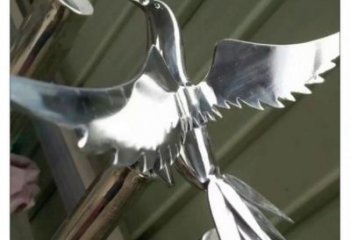 拉絲竹葉雕塑 鏤空創意竹類雕塑 別墅區植物雕塑