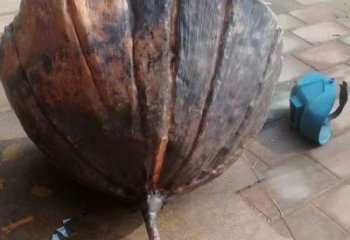 異形蓮蓬雕塑 現代校園雕塑 校園植物雕塑