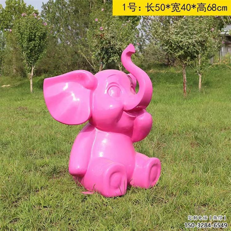 大象雕塑精選，美陳雕塑，彩繪大象雕塑通用