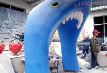 別墅區(qū)大門雕塑