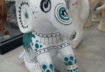 景觀大象雕塑，城區小品，戶外玻璃鋼大象雕塑生產商