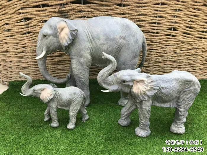 大象雕塑供需，圓雕系列，仿真大象雕塑制造商