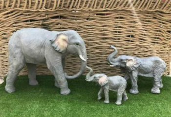 廣場大象雕塑批發(fā)，廣場系列，仿真大象雕塑定價(jià)