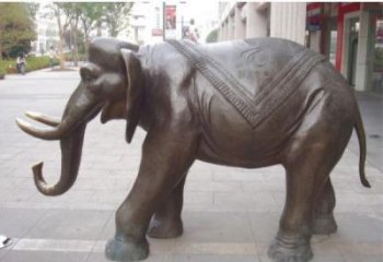 銅大象雕塑優選，陸地擺件，銅大象雕塑生產