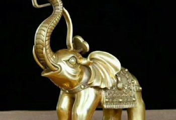 大象雕塑承接，景區案例，黃銅大象雕塑承接