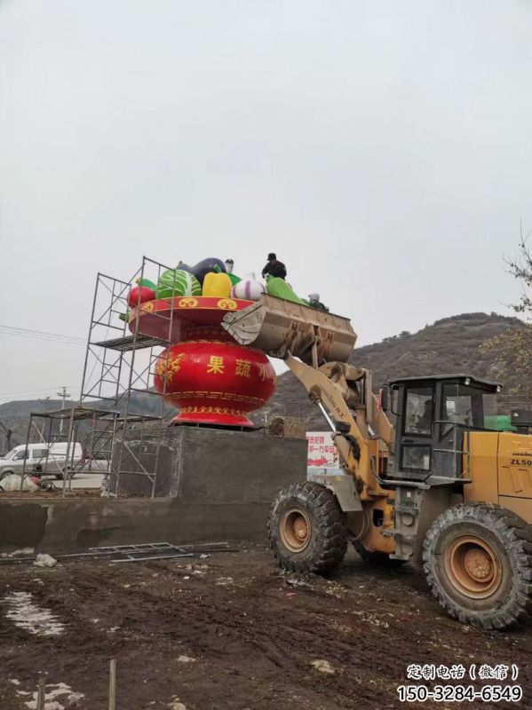 花籃雕塑優(yōu)選，拉絲工藝，旅游區(qū)花籃雕塑承接
