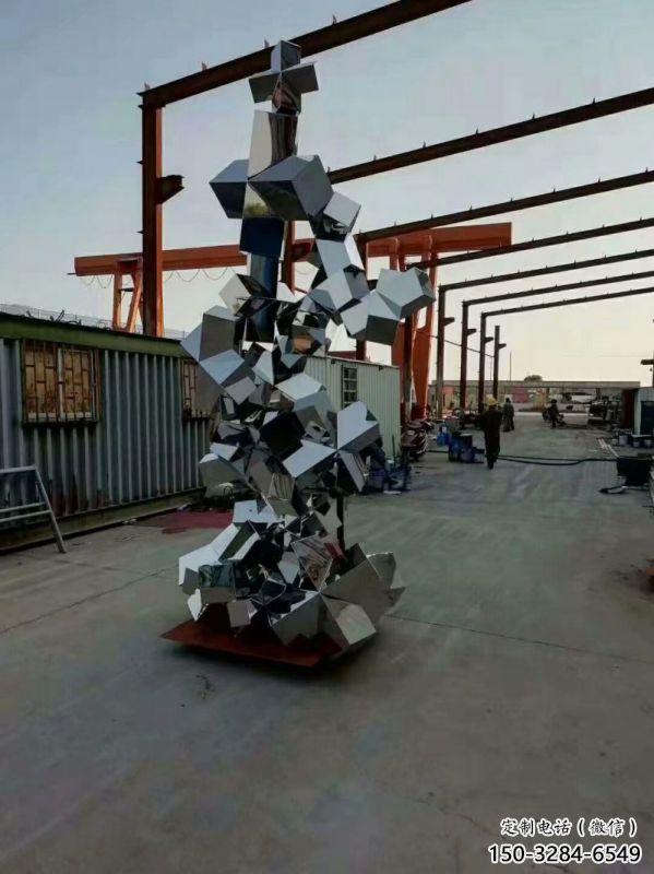 中式鵝卵石雕塑