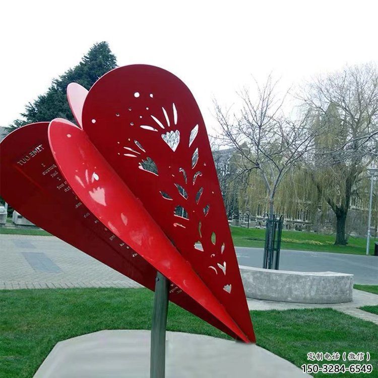 紙船雕塑制作承接，美陳雕塑，折紙船雕塑定制廠家