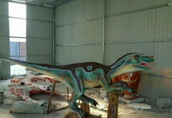 恐龍雕塑定做，小區(qū)擺件，軟體發(fā)聲恐龍雕塑制作