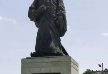 司馬遷雕塑，鑄銅人物銅雕廠家