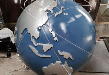 地球雕塑指用，白鋼構(gòu)件，不銹鋼地球雕塑廠家提供