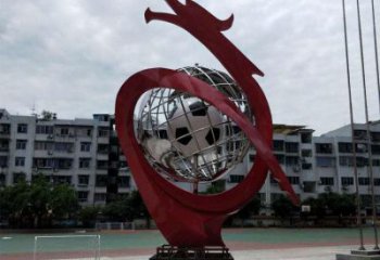 地球儀雕塑制造商，小區擺件，白鋼地球儀噴泉雕塑提供