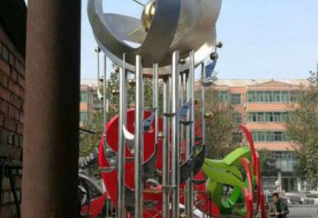 地球儀雕塑定制，小區雕塑，不銹鋼手托地球儀雕塑廠家