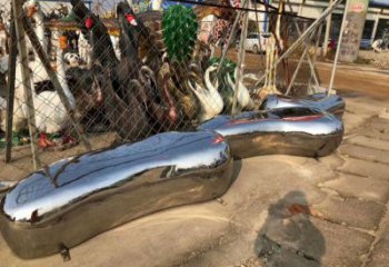 公園坐凳雕塑，噴砂發光雕塑，鍛造工藝