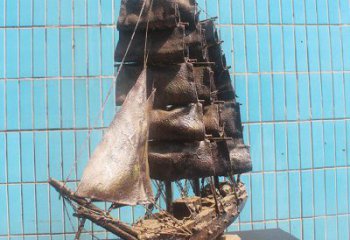 揚帆遠航雕塑定做，小區雕塑，不銹鋼揚帆遠航雕塑制造商