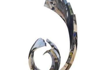 鳳凰雕塑制作，鏡面概念，亮面不銹鋼鳳凰雕塑專(zhuān)供